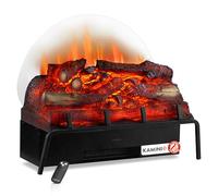 KAMINIO Chimenea eléctrica Noah - Inserto de Chimenea con calefacción, Efecto Llama 3D, Control Remoto