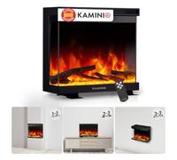 KAMINIO® Lea Pro 24 Chimenea eléctrica Decorativa con Calefactor