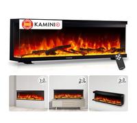 KAMINIO® Lea Pro 60 Chimenea eléctrica Decorativa con Calefactor