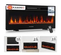KAMINIO® Marlon Pro 42 Chimenea eléctrica Decorativa con Calefactor