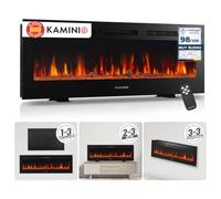 KAMINIO® Marlon Pro 50 Chimenea eléctrica Decorativa con Calefactor