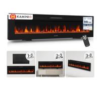 KAMINIO® Marlon Pro 70 Chimenea eléctrica Decorativa con Calefactor