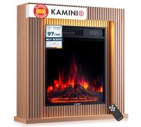 KAMINIO® Matti Modern 32 Panel Chimenea eléctrica Decorativa de pie