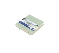 Kangaro Art - Cuaderno de bocetos (12 x 12 cm, tapa dura, 80 hojas, 140 g), color verde menta