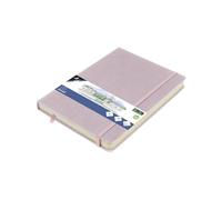 Kangaro Art - Cuaderno de bocetos (A5, poliuretano, tapa dura, 80 hojas, 140 g, papel crema), color morado