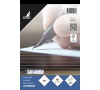 Kangaro Bloc de notas A5 a rayas, 60 grs, 100 hojas, 14,8 x 21 x 0,9