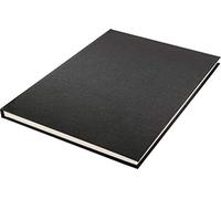 Kangaro - Cuaderno de notas (A4, tapa de lino, 80 hojas, 140 g), color blanco crema