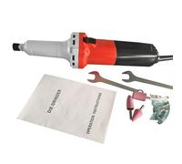 kangten 600 W - Amoladora recta eléctrica de 6 mm de diámetro, 3 puntas de lijado de carbón, herramienta de pulido, herramienta rotativa para dar forma, pulir, pulir, afilar