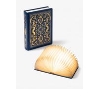 KANYUNCD Lámpara de libros para amantes de los libros, plegable lámpara de libro de 3 colores,lámpara de papel plegable portátil para leer de noche Ideal Decoracion Casa y Habitacion (Azul)