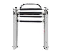 KAOLALI Escalera de Barco Piscina 4 Peldaños Escalera de Baño/Embarcaciones de Acero Inoxidable para Barcos Yates Piscinas