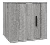 Kaorsrow Armario suspendido para TV, diseño de Sonoma, 40 x 34,5 x 40 cm | Armario compacto de madera para dormitorio y sala de estar con puerta flexible y capacidad de carga de 60 kg.