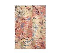 Paperblanks Cuaderno Kara-ori (Kimono japonés) Midi – Tapa dura, 120 g/m², cierre envolvente