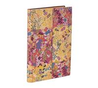 Paperblanks Cuaderno Kara-ori Pink (kimono japonés) Mini – Rayado, tapa blanda, cierre elástico