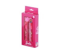 Karactermania Barbie Mix-Pack de Lápiz Eternal + Bolígrafo de Gel Borrable, Rosa, 14 x 23 cm