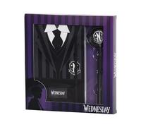 Karactermania Caja regalo Miércoles Uniform con diario y bolígrafo Fashion Negro