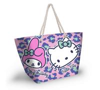 Karactermania sanrio hello kitty safari-bolsa de playa soleil, rosa, 5