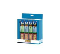 Karactermania Sonic The Hedgehog Mix-Pack de 4 Marcadores Fluorescentes: Verde y Azul Oscuro