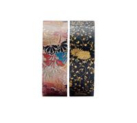 Paperblanks Cinta washi Karakusa/Kara-ori – Pack mixto, 2 diseños metálicos, 15mm x 10m