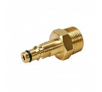 Karcher - Conector de manguera para lavadora a presión, adaptador de conexión rápida, adaptador de arandela a presión, adaptador de latón M22, adaptador de manguera de pistola de lavado de manguera