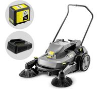 Karcher KM 70/30 C Bp 2SB - Barredora de batería con recogedor - 36V 5Ah