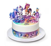 Kardasis My Little Pony Oblea Comestible 20cm Decoración Tarta 4 Figuras