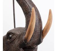 Kare Animal Elephant lámpara de pie, marrón, lino natural, 154 cm