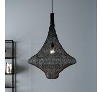 KARE Cocoon lámpara colgante negro, Ø 89 cm