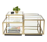 KARE Design 83104 Mesa Centro Luigi Oro, Dorado, 100 cm