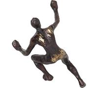 Kare Design Climber, Decoración mural, bronce, figura decorativa, objeto decorativo, aspecto vintage, 23 x 14 x 9 cm (AxAxF)