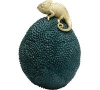 Kare Design Deco Box Chameleon, verde/dorado, lata de almacenamiento, 34 x 25 x 25 cm