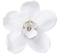 Kare Design Deco pared Orchid, blanco, 54cm, diseño de Orquídea, blanco, dormitorio, sala de estar