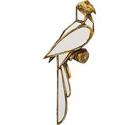 Kare Design Objeto de pared Parrot Mirror, oro, espejo de pared, 15x43 cm