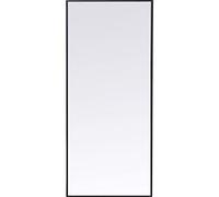 Kare Design Espejo decorativo de pared Bella, Negro, para salón, dormitorio, pasillo, vestidor, espejo de cuerpo entero, espejo vestidor, 180x60x3 cm