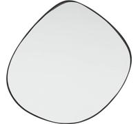 Kare Design Espejo Göteborg Espejo de pared, Negro, Rectangular, Sobre cómoda, Tocador, Funcional, Decorativo, Sala de estar, Comedor, Oficina, 71 x 71 x 2 cm (A/A/P)