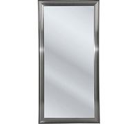 Kare Design Espejo Marco Eve, Plata, Espejo de Pared, Espejo para salón, Dormitorio, Pasillo, Espejo de Cuerpo Entero, Espejo vestidor Decorativo, 180x90x4 cm