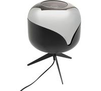 Kare Design Lámpara de Mesa Smoke Goblet Ball, Negro, Metal, Redonda, Moderna, Altura 35cm, Luz Decorativa, Decoración para Dormitorio y Sala de Estar, sin Bombilla Incluida