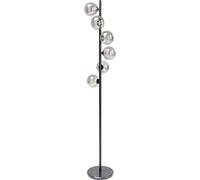 Kare Design Lámpara de Pie Scala Balls, Negro, Estructura de Acero y Pantalla de Vidrio, Iluminación Decorativa para Salón y Dormitorio, sin Bombilla Incluida, Altura 161 cm