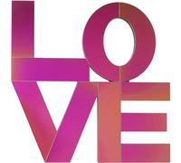 Kare Design Love Letters - Objeto Decorativo para Pared (90 x 90 x 2 cm), diseño Moderno, Color Rosa