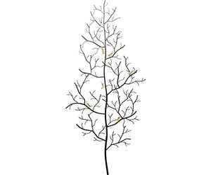 Kare Design Perchero de pared Ants on a Tree, negro/dorado, XL, barra para colgar ropa, decoración de pared, decoración, recibidor, diseño animal, perchero, estructura de acero, 160x69x8cm