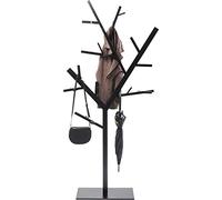 Kare Design Perchero Technical Tree Negro, Perchero metálico, Moderno para Pasillo o Armario, 201x91x30 cm (A/A/P)