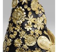 KARE figura decorativa enano de pie, negro/oro, poliresina