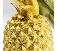 KARE figura decorativa loro piña, poliresina, color dorado, verde