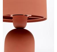 KARE Lámpara de mesa Maya, roja, acero, altura 39 cm