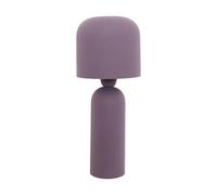 KARE Lámpara de mesa Maya, rojo vino, acero, altura 39 cm