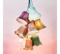 Kare Design Saloon Design Lampara Colgante Salone Fiori, Multicolor, 116x60x60cm