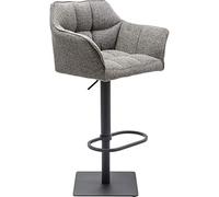 KARE Taburete Bar Thinktank Base, Gris, 111 x 55 x 65 cm