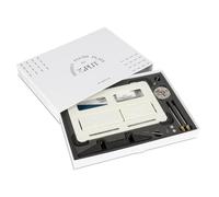 Karl Dahm Edplit - Juego completo - Placa de empuje invisible para inodoro con fijación magnética - Compatible con Geberit Sigma, Tece y más - Montaje al ras para un diseño moderno de baño