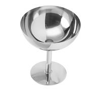 Karlak Copa para Helado Copa para Postre de Acero Inoxidable Champán Taza Helado de Metal 304 Grado Alimenticio [Marca] con Fondo Ancho y Engrosado Apto Lav