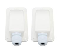 Karlak Entrada de Cable para Panel Solar, Impermeable M20 X 1.5 (White) | Construcción duradera de ABS, compatible con cables de 6-12 mm², instalación versátil para vehículos recreativos