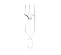 Karlak Juego de 2 Brochetas de Kabob 3 Puntas para Asar Carne y Verduras, Brochetas Barbacoa Reutilizables Acero Inoxidable con Bolsa Almacenamiento